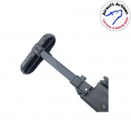 Calcio retrattile type b per mp9/tp9 ksc/kwa/asg dark earth airsoft artisan (aa-mp9-02-de)