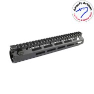 Bcm style 10" LC rail system black per m4/m16 aeg/gbb/ptw airsoft artisan (aa-ras-03)