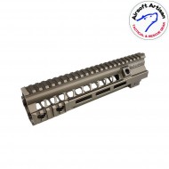 Mk15 g style 9.5" rail system dark earth per marui 416 ebb/aeg airsoft artisan (aa-ras-05-de-a)