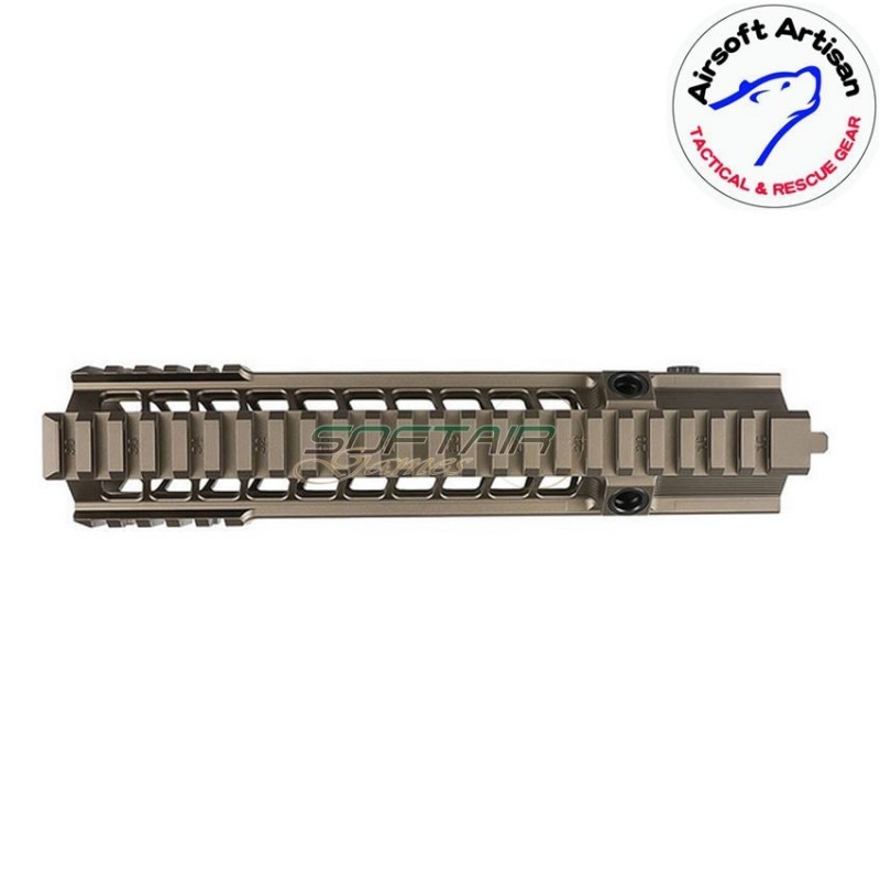 Mk15 g style 9.5" rail system dark earth per marui 416 ebb/aeg airsoft artisan (aa-ras-05-de-a)