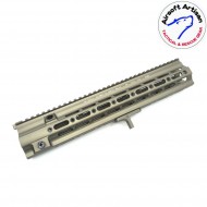 Smr long g style 14.5" rail system dark earth for we/vfc/umarex 416 aeg/gbb/ptw airsoft artisan (aa-ras-07-de)