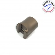 M4 stock adapter dark earth for cybergun sig mcx aeg airsoft artisan (aa-part-10-de)