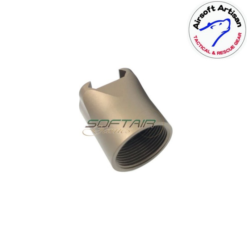 Adattatore calcio dark earth m4 per cybergun sig mcx aeg airsoft artisan (aa-part-10-de)