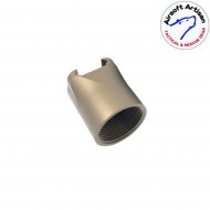 M4 stock adapter dark earth for cybergun sig mcx aeg airsoft artisan (aa-part-10-de)