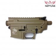 Body m4 aeg dark earth in metal marine type neptune (nte-001b-de)
