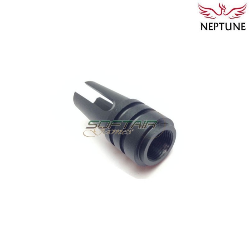 Flash hider 14mm ccw vietnam style neptune (nte-231)
