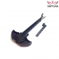 Charging handle mk16 style ambidextrous black for aeg m4/m16 neptune (nte-199)