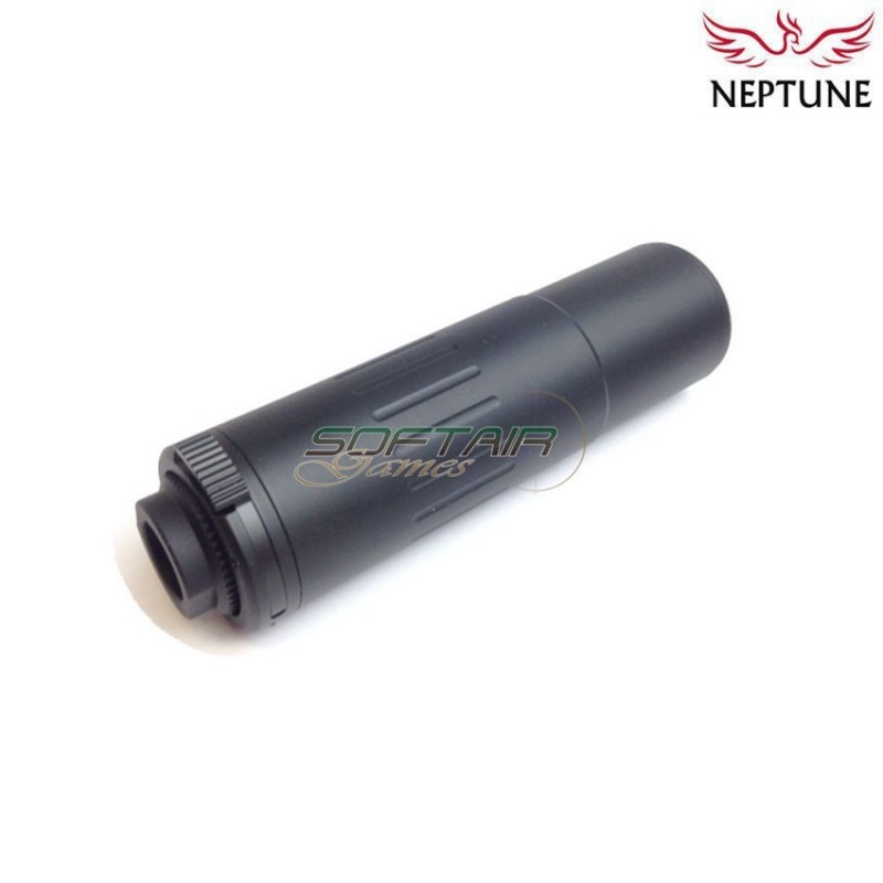 Silenziatore & spegnifiamma aac style black 14mm ccw neptune (nte-165)
