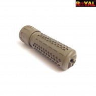 Silencer & flash hider kac style QDC/CQB 5" tan 14mm ccw royal (sil-kac-5-tan) Silencer & flash hider kac style QDC/CQB 5" tan 14mm ccw royal (sil-kac-5-tan)