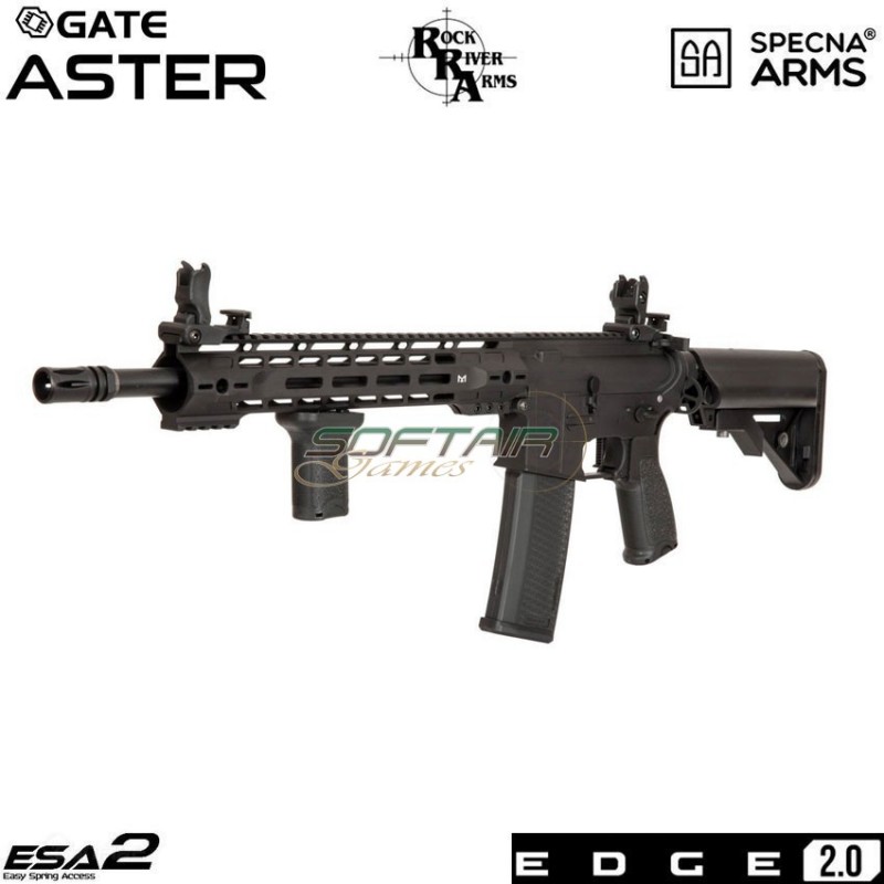 Electric rifle sa-e14 rra m4 LC custom carbine edge 2.0™ black specna arms® (spe-01-028015)