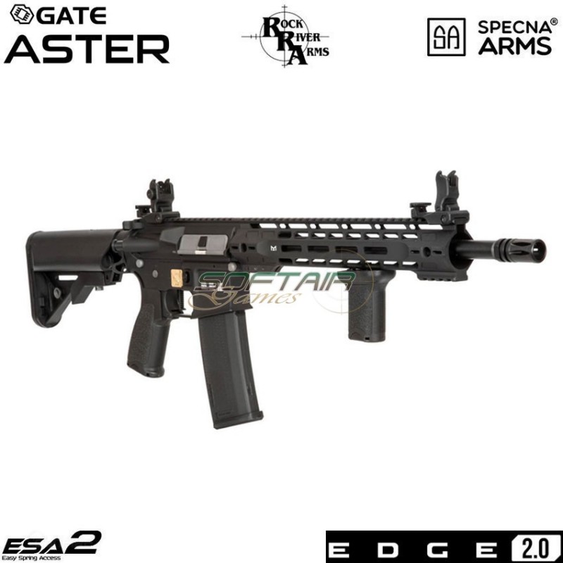 Electric rifle sa-e14 rra m4 LC custom carbine edge 2.0™ black specna arms® (spe-01-028015)
