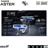 Fucile elettrico sa-e05 rra m4 cqb silenced carbine edge 2.0™ black specna arms® (spe-01-030860)