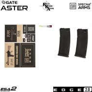 Fucile elettrico sa-e05 rra m4 cqb silenced carbine edge 2.0™ black specna arms® (spe-01-030860)