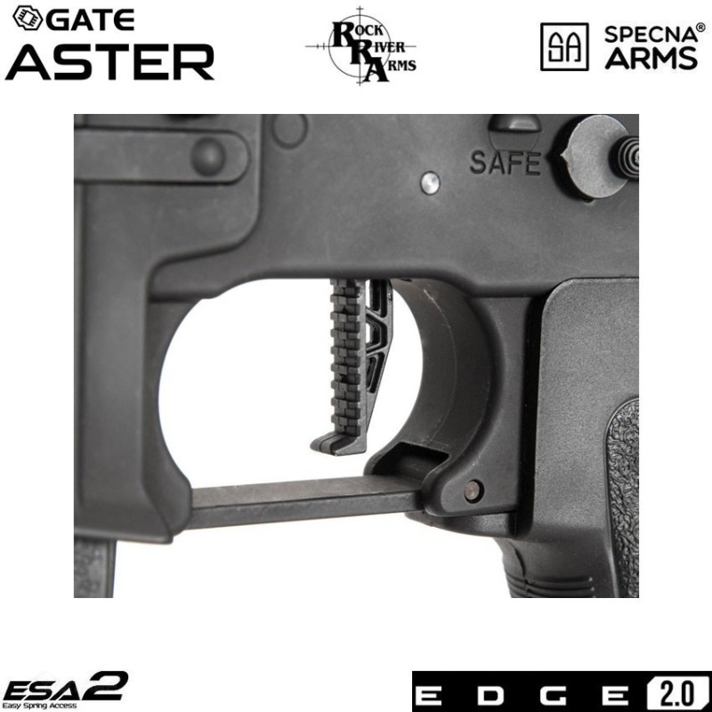 Fucile elettrico sa-e05 rra m4 cqb silenced carbine edge 2.0™ black specna arms® (spe-01-030860)