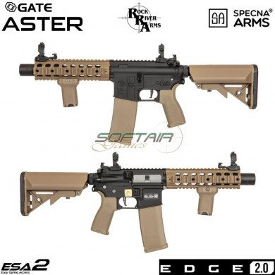 Electric rifle sa-e05 rra m4 cqb silenced carbine edge 2.0™ two tone specna arms® (spe-01-030861)