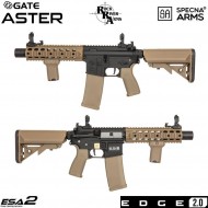 Electric rifle sa-e05 rra m4 cqb silenced carbine edge 2.0™ two tone specna arms® (spe-01-030861)