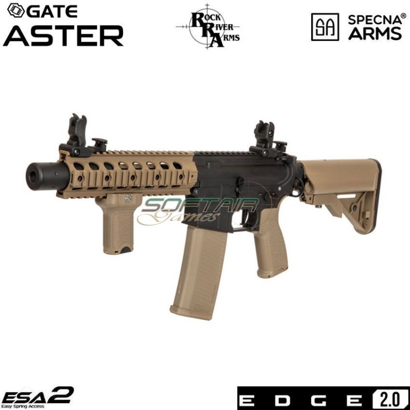 Fucile elettrico sa-e05 rra m4 cqb silenced carbine edge 2.0™ two tone specna arms® (spe-01-030861)