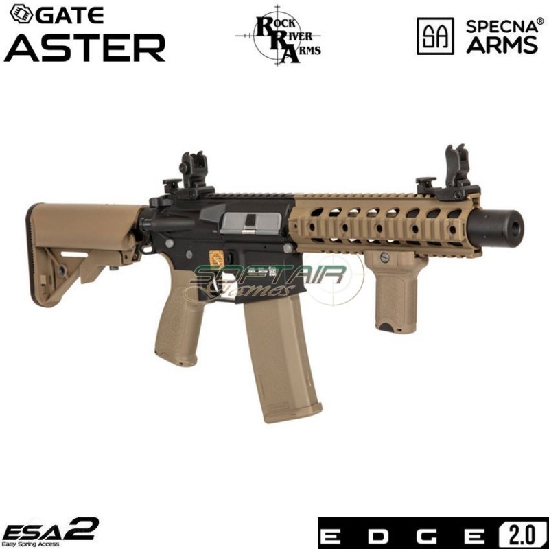 Fucile elettrico sa-e05 rra m4 cqb silenced carbine edge 2.0™ two tone specna arms® (spe-01-030861)