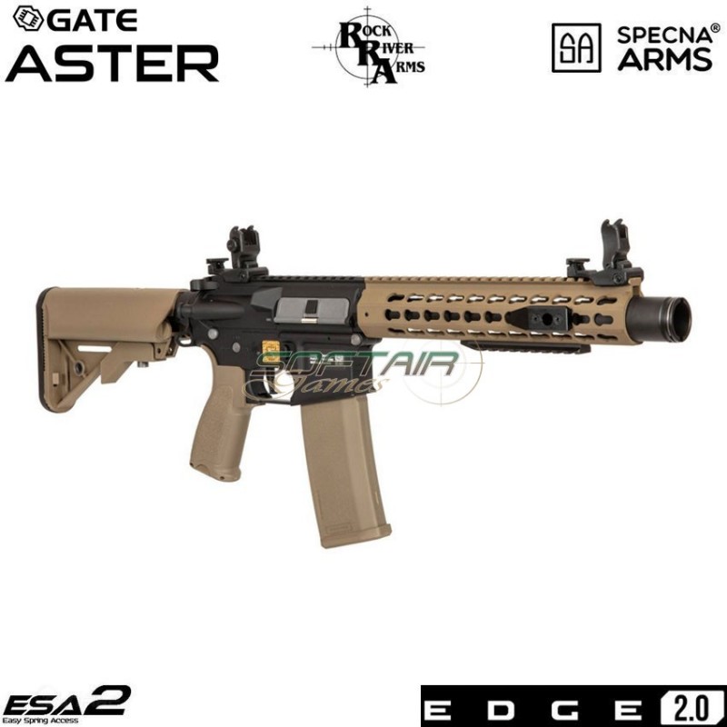 Fucile elettrico sa-e07 rra m4 noveske cqb keymod carbine edge 2.0™ two tone specna arms® (spe-01-030863)