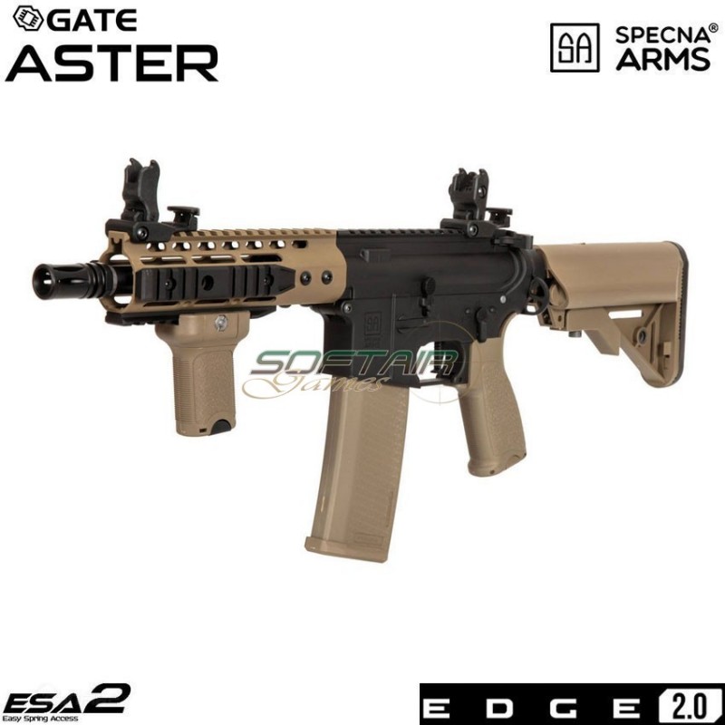 Electric rifle sa-e12 m4 short keymod carbine edge 2.0™ two tone specna arms® (spe-01-030864)