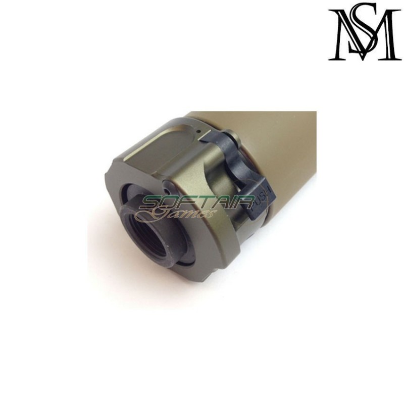 Silencer & flash hider surefire style socom556-mini2 dark earth 14mm ccw milsim series (ms-261-de) Silencer & flash hider surefire style socom556-mini2 dark earth 14mm ccw milsim series (ms-261-de)