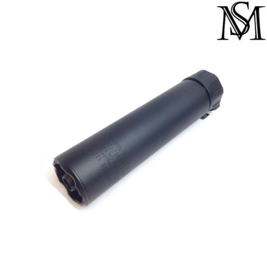 Silenziatore & spegnifiamma surefire style socom556-rc2 black 14mm ccw milsim series (ms-262-bk)