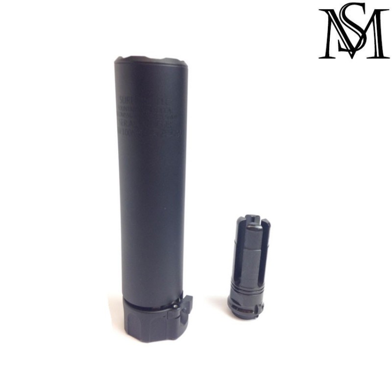 Silencer & flash hider surefire style socom556-rc2 black 14mm ccw milsim series (ms-262-bk) Silencer & flash hider surefire style socom556-rc2 black 14mm ccw milsim series (ms-262-bk)