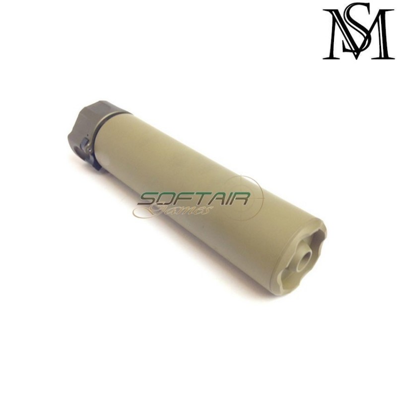 Silencer & flash hider surefire style socom556-rc2 dark earth 14mm ccw milsim series (ms-262-de)