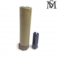Silenziatore & spegnifiamma surefire style socom556-rc2 dark earth 14mm ccw milsim series (ms-262-de) Silenziatore & spegnifiamma surefire style socom556-rc2 dark earth 14mm ccw milsim series (ms-262-de)