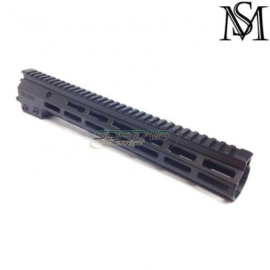 Mk16 rail 13.5" aeg geissele style black LC milsim series (ms-204-bk)
