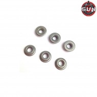 Boccole auto-lubrificanti piene da 6mm in acciaio gun five (gf-m99)