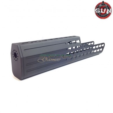 Keymod handguard black long type per tar21 gun five (gf-hg-039)