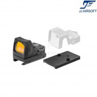 Rmr red dot full set black jj airsoft (ja-5021-bk)