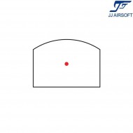 Rmr red dot full set blue jj airsoft (ja-5021-bl)