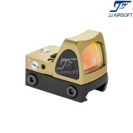 Rmr red dot full set gold jj airsoft (ja-5021-gd)