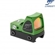 Rmr red dot full set green jj airsoft (ja-5021-gn)