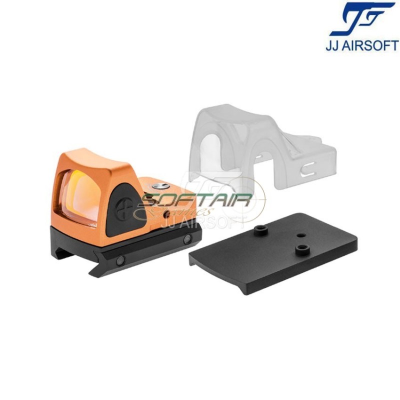 Rmr red dot full set orange jj airsoft (ja-5021-or)