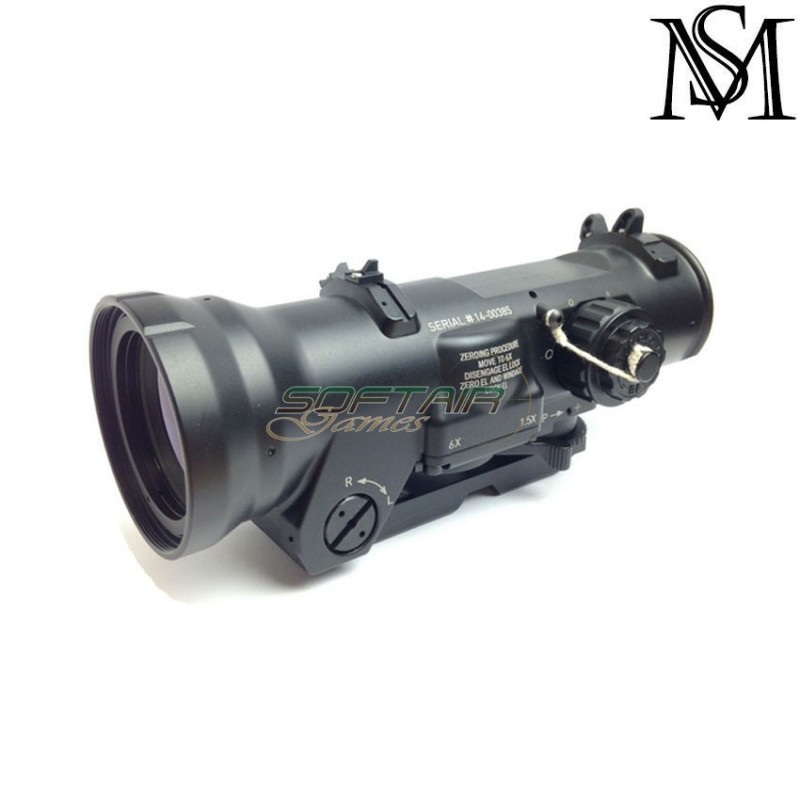 Scope SPECTER dr elcan 7.62 1.5-6x mil-spec ver. black milsim series (ms-122-bk) Scope SPECTER dr elcan 7.62 1.5-6x mil-spec ver. black milsim series (ms-122-bk)