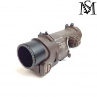 Killflash new gen. flip up black per specter dr elcan 1-4x milsim series (ms-123-bk)