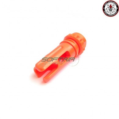 Abs flash hider orange sr type 14x1 ccw g&g (gg-118)