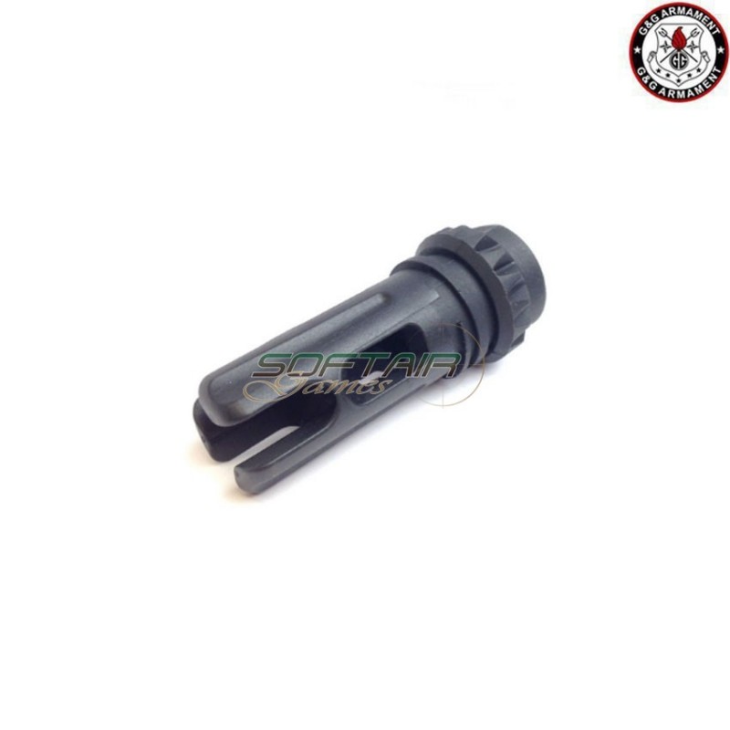 Abs flash hider black sr type 14x1 ccw g&g (gg-119)