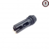 Abs flash hider black sr type 14x1 ccw g&g (gg-119)