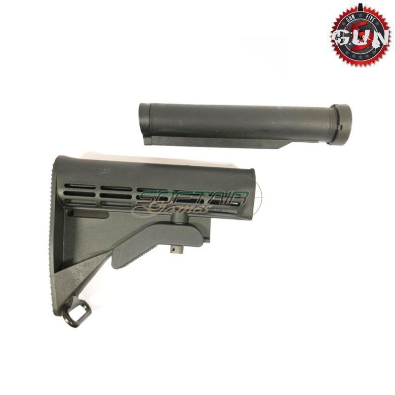 Set M4 Stock Tube & Bushmaster Stock Black Gun Five (gf-15)