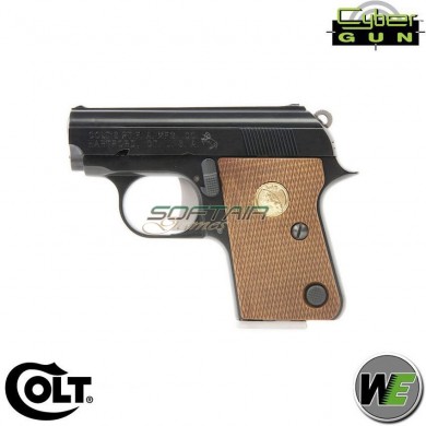 Gas pistol colt 25 1908 black we cybergun (180592)