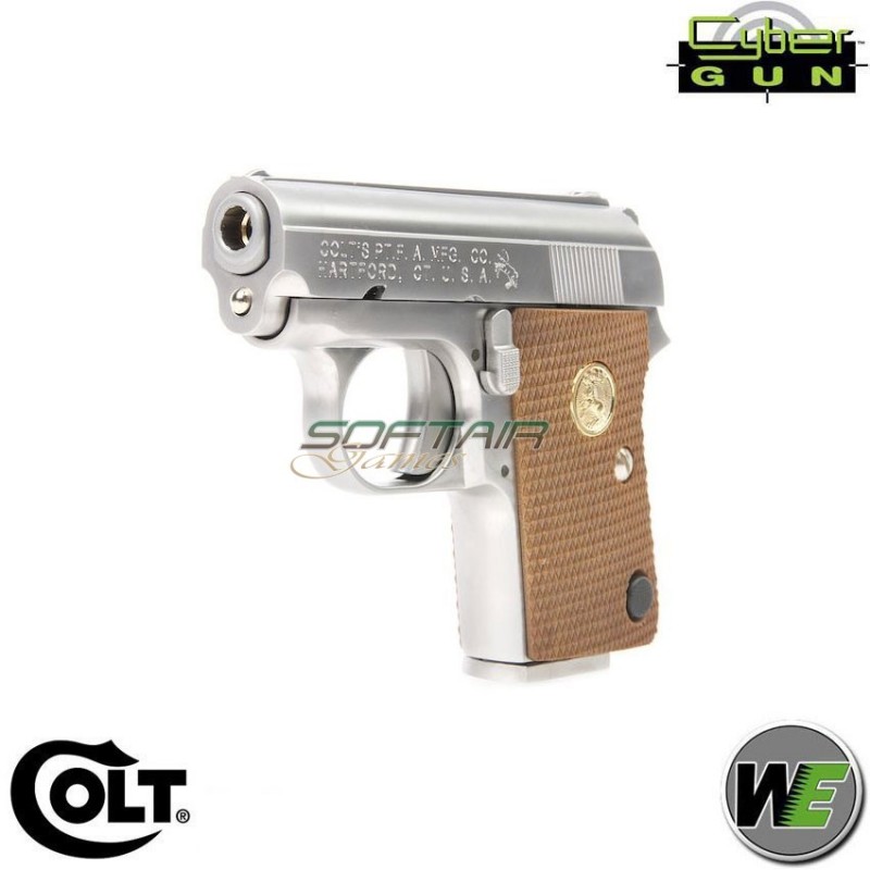 Pistola a gas colt 25 1908 silver we cybergun (180593)