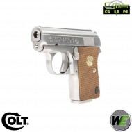 Gas pistol colt 25 1908 silver we cybergun (180593)