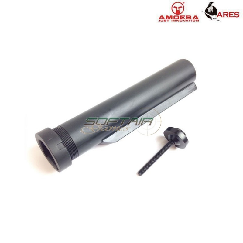 Black metal stock tube set ares amoeba (ar-as-15) Black metal stock tube set ares amoeba (ar-as-15)