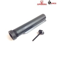 Black metal stock tube set ares amoeba (ar-as-15) Black metal stock tube set ares amoeba (ar-as-15)