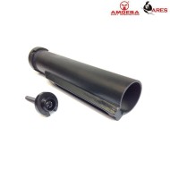Black metal stock tube set ares amoeba (ar-as-15) Black metal stock tube set ares amoeba (ar-as-15)