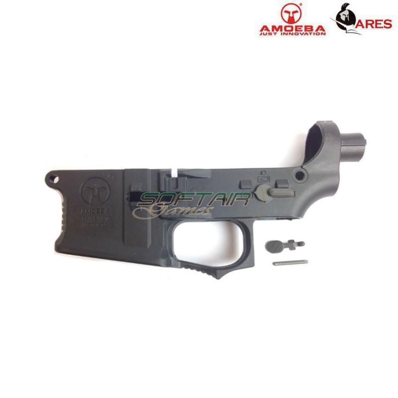 Lower receiver black ares amoeba (ar-lower-pm-bk)